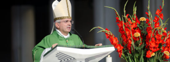 Mons. Castoro: “Non ci arrenderemo alla mafia”