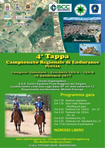 Quarta tappa campionato regionale di Endurance FISE Puglia