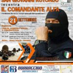 SAN GIOVANNI ROTONDO INCONTRA IL COMANDANTE ALFA  GIOVEDI’ 21 SETTEMBRE 2017