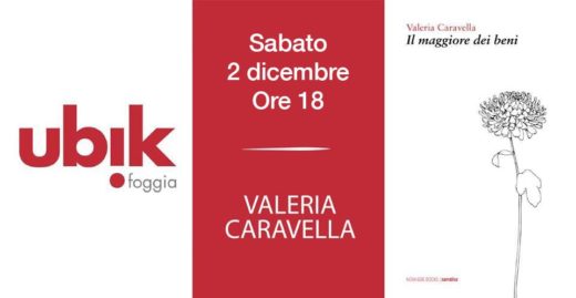 Valeria Caravella presenta “Il maggiore dei beni”