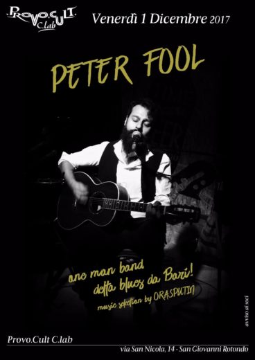 Peter Fool live al Provo Cult Clab