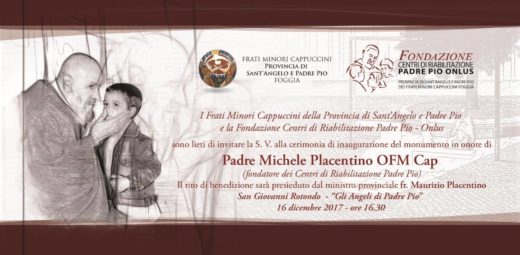Un monumento per ricordare fr. Michele Placentino