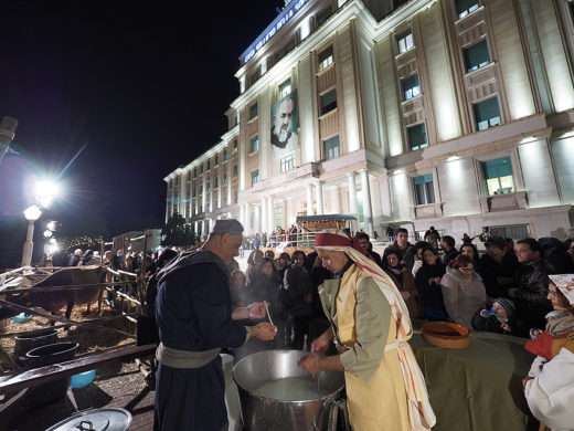 Il presepe vivente di Casa Sollievo della Sofferenza