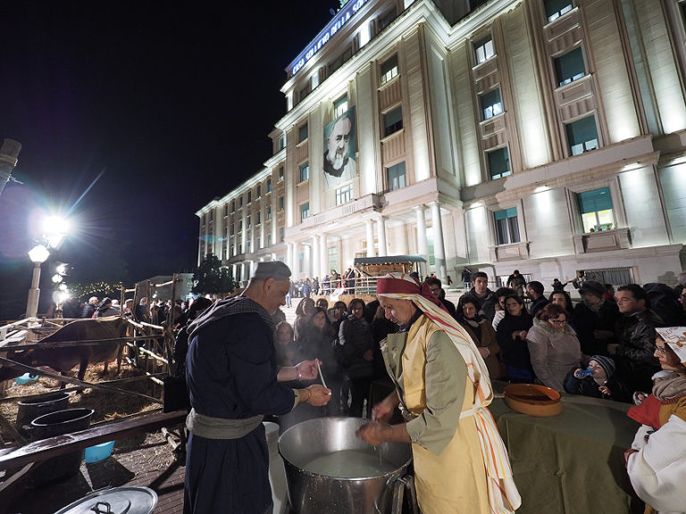 Il presepe vivente di Casa Sollievo della Sofferenza