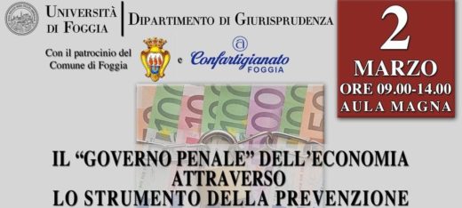 Un convegno sui risvolti penali dell’economia