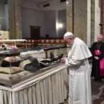 Benvenuto Santità nella mia terra