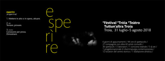 Festival Troia Teatro: una 13esima edizione tutta da vivere