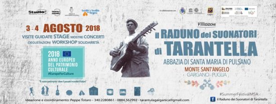 “Il Raduno dei Suonatori di Tarantella” nella favolosa Abbazia di Santa Maria di Pulsano