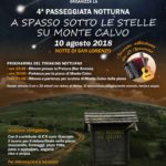 A spasso sotto le stelle su Monte Calvo