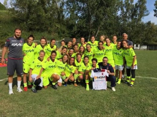 La calciatrice sangiovannese Rossana Perna al Bologna Calcio femminile