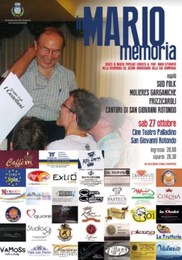 San Giovanni Rotondo ricorda il prof. Mario Ritrovato a 10 anni dalla morte