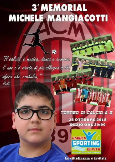 3° Memorial ‘Michele Mangiacotti’