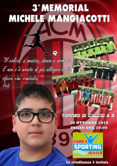 3° Memorial ‘Michele Mangiacotti’
