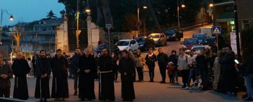 Una delegazione di frati cappuccini, confratelli di Padre Pio a Cracovia per festeggiare i 100 anni di Wanda Poltawska