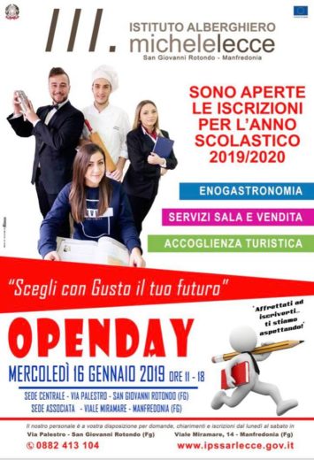 Open Day del Michele Lecce di San Giovanni Rotondo