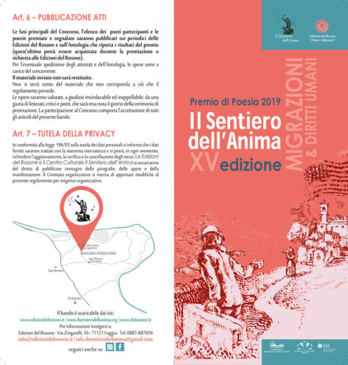 Premio di poesia “Il Sentiero dell’Anima”