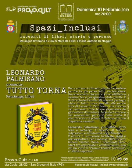 A San Giovanni Rotondo arriva Leonardo Palmisano