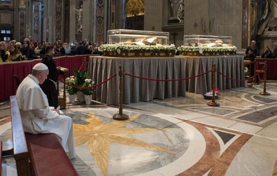 6 febbraio 2016: papa Francesco incontrava i Gruppi di Preghiera di Padre Pio