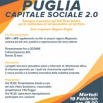 San Giovanni Rotondo: presentazione dell’avviso regionale “Puglia Capitale Sociale 2.0”