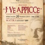 Francesco Paolo Fiorentino e gli Artisti di Provincia il 20 marzo a Matera (capitale europea della cultura 2019)