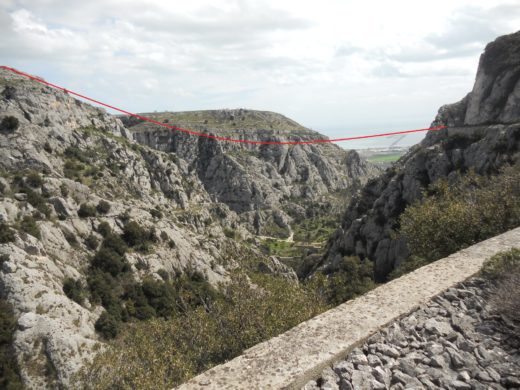 Un ponte tibetano sul Gargano nel bellissimo scenario di Pulsano