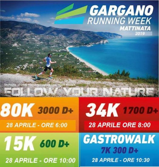 Il 28 Aprile nel fantastico scenario di Mattinata si svolgerà la Gargano Running Week
