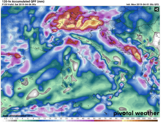 Tempo più umido alle porte