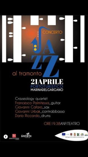 Il gruppo jazz Sangiovannese “Crazeology Quartet” si esibirà a Manfredonia