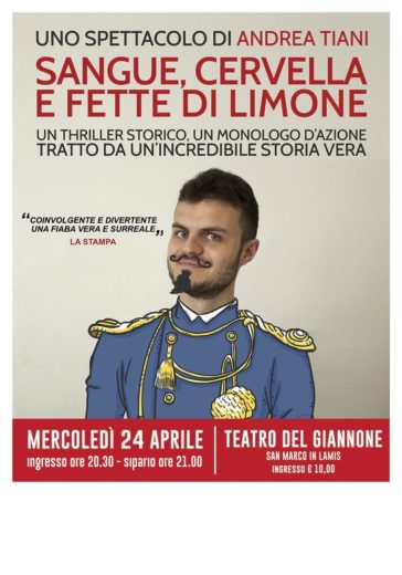Al Teatro Giannone di San Marco in Lamis va in scena “Sangue, cervella e fette di limone”