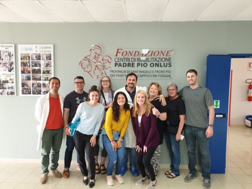 Dagli States a “Gli Angeli di Padre Pio” di San Giovanni Rotondo per studiare l’eccellenza nella riabilitazione