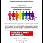 Arci Monte Sant’Angelo: per la giornata internazionale contro omofobia e transfobia