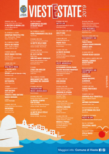 ViestEstate 2019: Katia Ricciarelli presenterà il festival di Cristalda e Pizzomunno