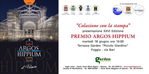 Argos Hippium 2019, riconoscimento ai figli della Daunia