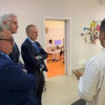 Il Dott. Simone Ungaro della Movendo Technology visita “Gli Angeli di Padre Pio”