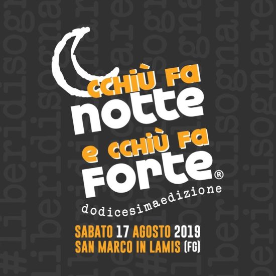 Cchiù fa notte e cchiù fa forte 2019