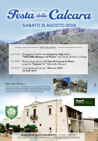 Festa della Calcara a Valle della Monaca
