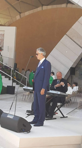 Andrea Bocelli a San Giovanni Rotondo per la festa di San Pio