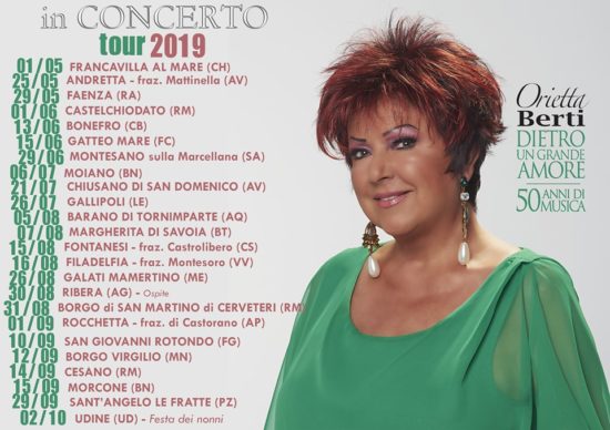 Orietta Berti in tour a San Giovanni Rotondo