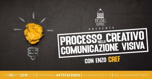 Il processo creativo nella comunicazione visiva – con Enzo Cref