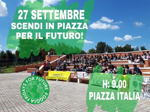 Sciopero Globale per il Clima, c’è anche Foggia