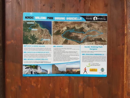 Vieste prima città della Puglia ad avere un Nordic Walking Park