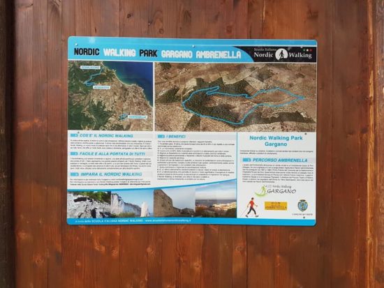 Vieste prima città della Puglia ad avere un Nordic Walking Park