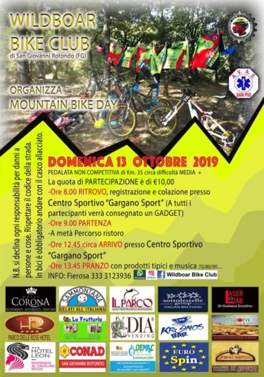 Tutto pronto per il Mountain Bike DAY di San Giovanni Rotondo