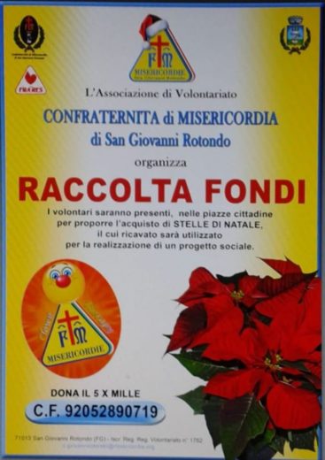 Raccolta fondi della Misericordia di San Giovanni Rotondo