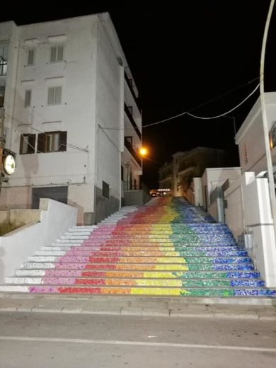 A Vieste conclusi i lavori della scalinata della Pace