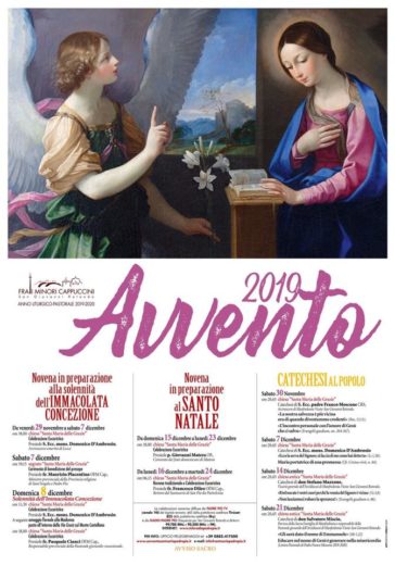 Programma Avvento 2019 Santuario “Santa Maria delle Grazie”