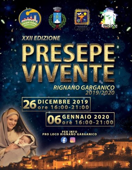 La magia del presepe vivente di Rignano Garganico