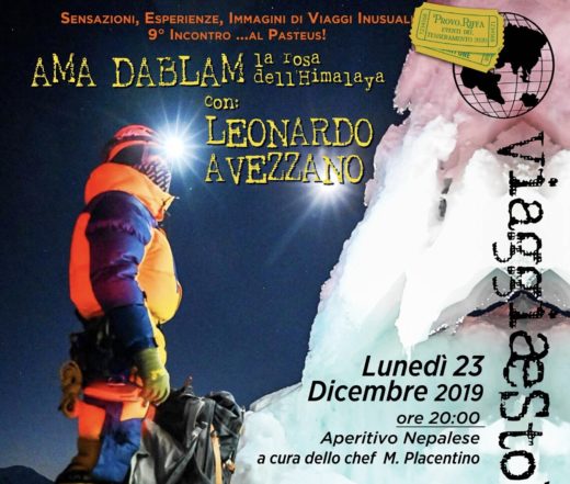 AMA DABLAM “la rosa dell’Himalaya”. Incontro con Leonardo Antonio Avezzano