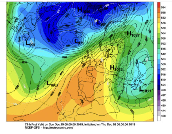 In arrivo la prima ondata di freddo stagionale