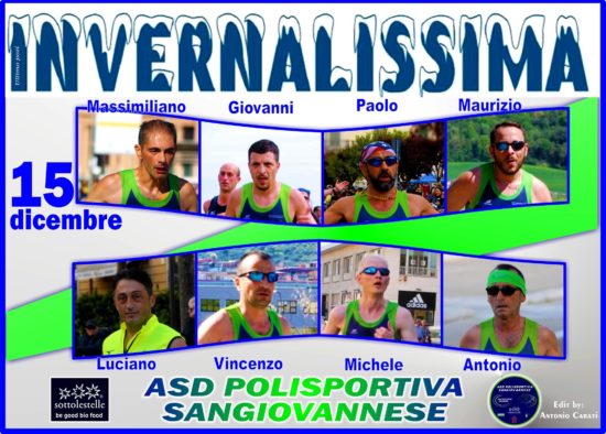 Fine anno ancora di corsa per L’A.S.D. POLISPORTIVA SANGIOVANNESE…….